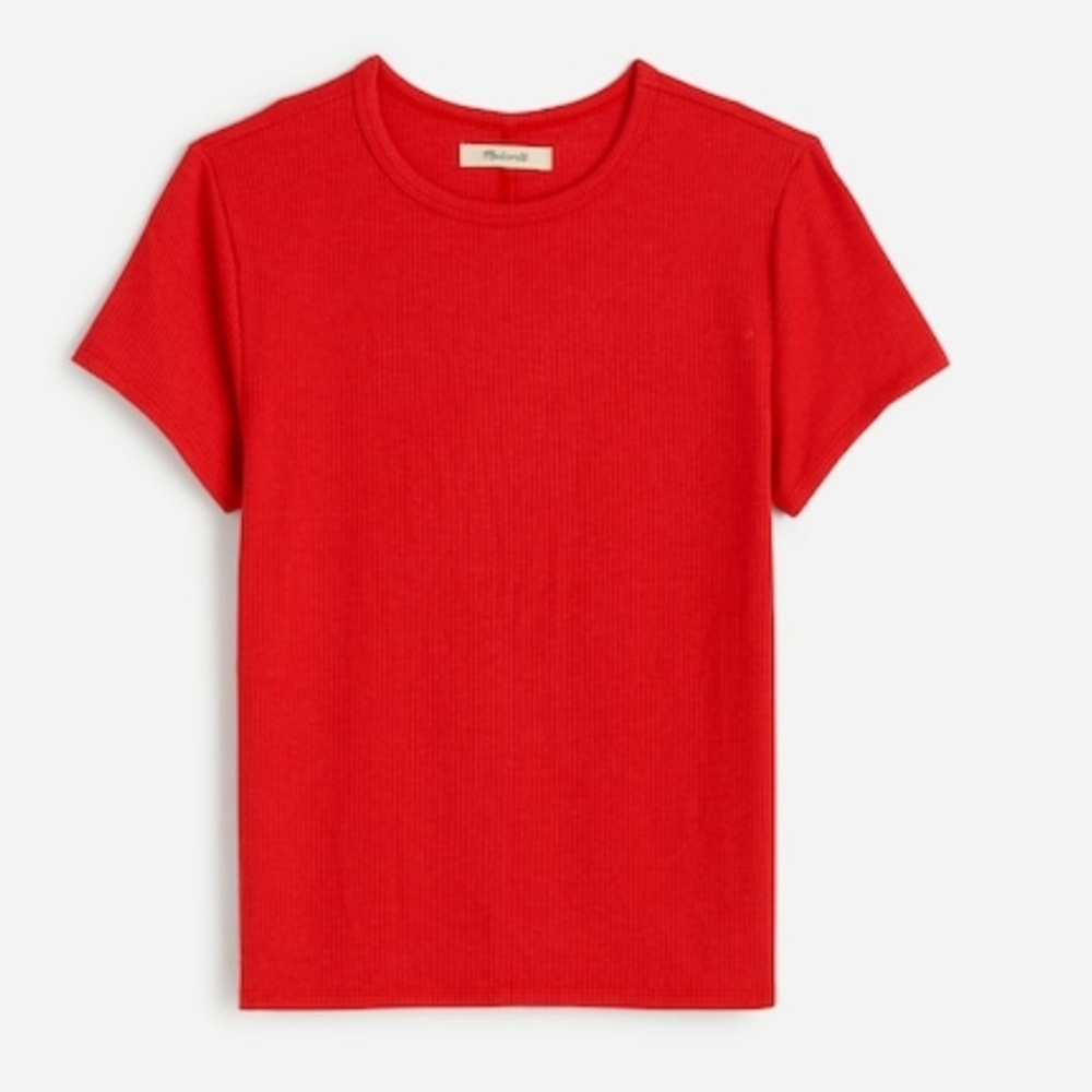 NWT Madewell Drapey Modal Rib Knit Tee XXS